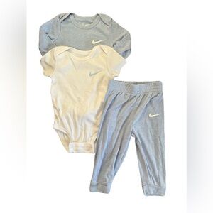 Nike Infant Blue and White Outfit Set